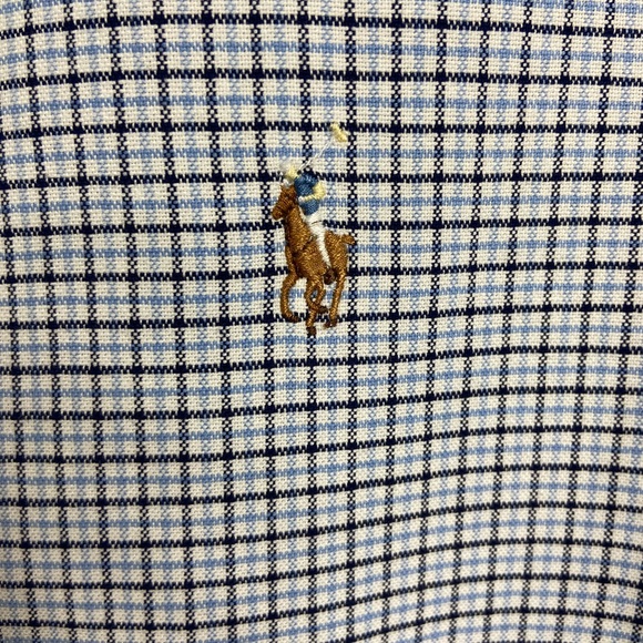 Ralph Lauren Blake mens button down shirt checkered - Picture 3 of 4